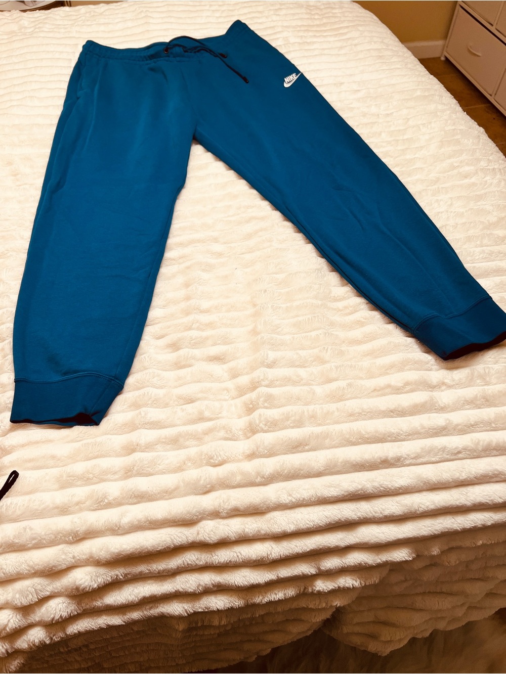 Nike women’s Teal Blue Fleece Joggers